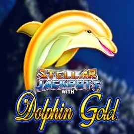 Jackpots logo of Dolphin Gold with Stellar Jackpots from Lightning Box Game at Wild Fortune Casino